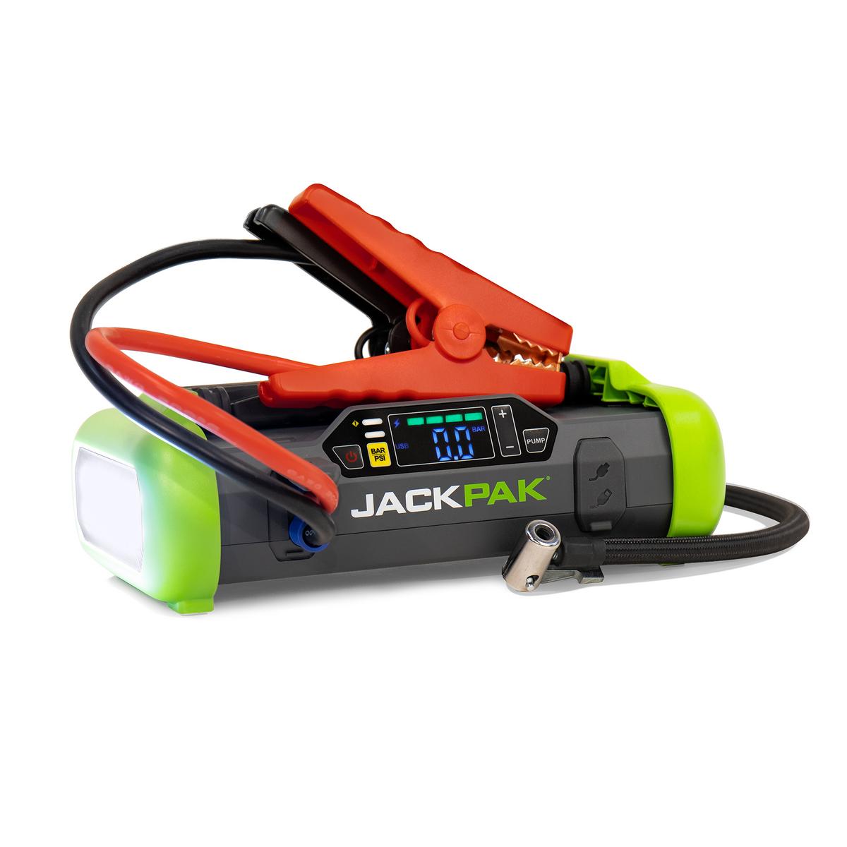 Ultra2500A Lithium Jump Starter with Air Inflator, LED Flashlight