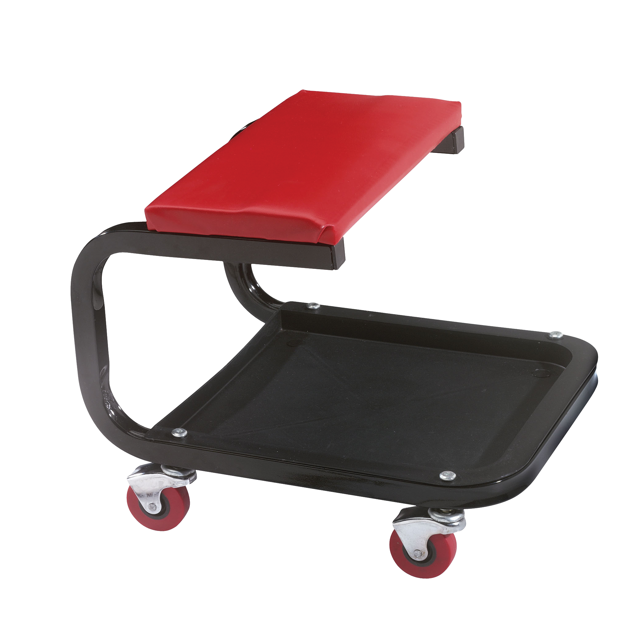RST-1WS Cushioned Rolling Work Seat and Tool Tray Rolling Work