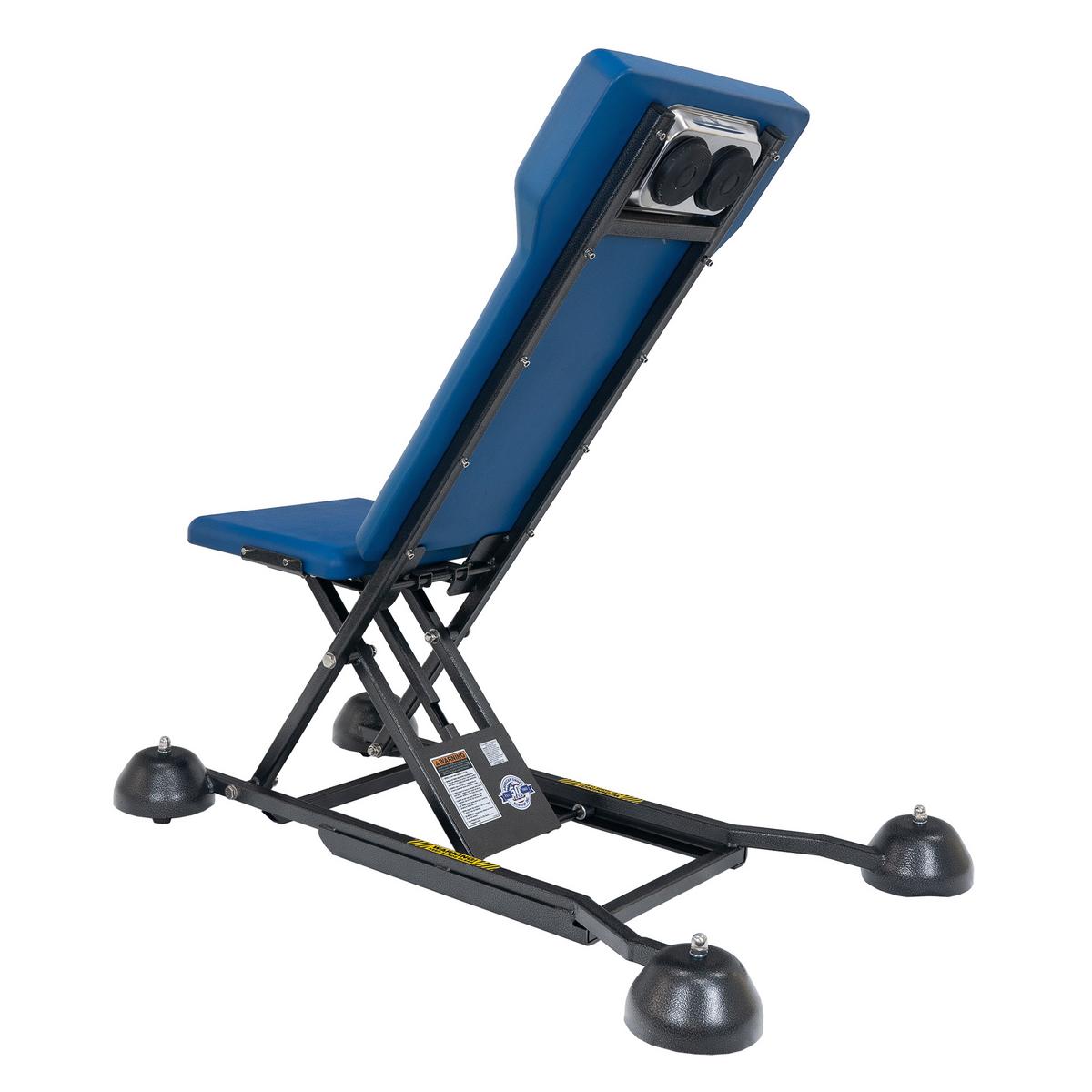 Ergochair ERGO-RS reclining shop seat with adjustable backrest and stable base, ideal for garage or workshop use.