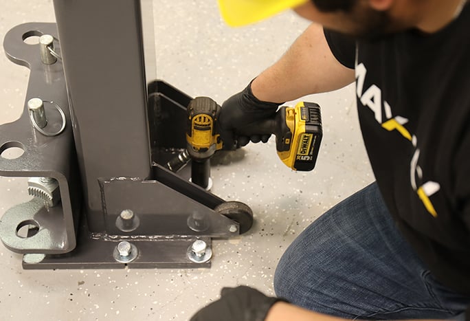 MaxJax drop-in anchors securely hold posts with a wedge mechanism, providing an ultimate tensile strength of 16,500 lbs when installed in solid masonry or untracked concrete.