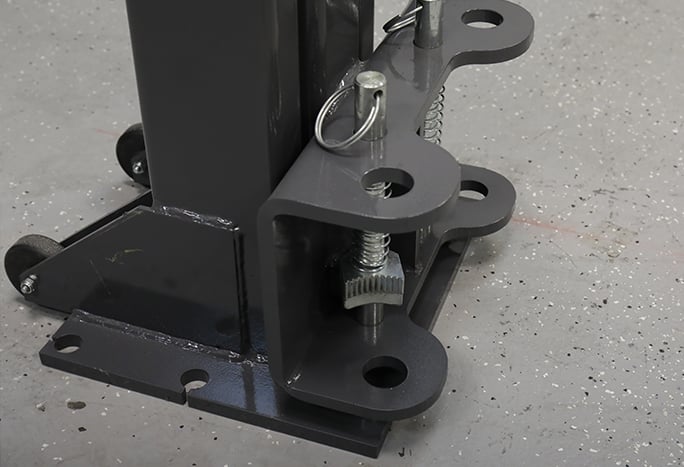 Ensure proper concrete strength and condition before installing MaxJax portable lift.